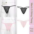 3 Pieces Men’s Low Rise Briefs Underwear Panties T-shaped Back pants Micro Thongs Underpants Lingerie Stylish & Fashionable Seductive T-Back Panties For Mans From Shilpiana By (Red, Black, White, Purple, Pink, Printed - Free Size).