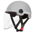 New national standard 3C certified electric vehicle helmet, motorcycle helmet, half helmet, spring and summer universal sunscreen sheet.