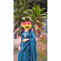 Half Silk Chumki Saree Without Blouse Piece for Women- Suitable for All Season and Occasions. 