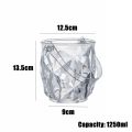【Limited edition】 New Plastic Ice Bucket Durable To Fall Transparent Bucket Detachable Handle Easy To Clean Ice Cube Container.