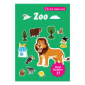 Kids Baby Early Learning Educational Toys Cartoon Zoo Sea Animals Creation Sticker Book. 