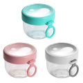 Overnight Oats Jar Container Portable Oatmeal Cups With Lids And Spoon Meal Jar.