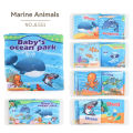 Cartoon Animal Baby Cloth Book Kids Early Learning Develop Cognize Reading Puzzle Books Parent-child Interactive Soft Rustle Sound Baby Toys. 