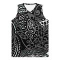 Polynesian Tribal Samoan Totem Tattoo Samoa Prints Mens Basketball Jersey Tropics Shirts Multiple Choices Multicolor Attract Eye. 
