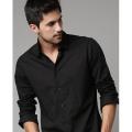 Black Colour Long Sleeve Casual Shirt for Man.