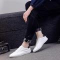 All Seasons Men Non Slip Sneakers Casual Soft Leather Men Shoes Fashion Low Top Lace Up Male Flat Shoes. 