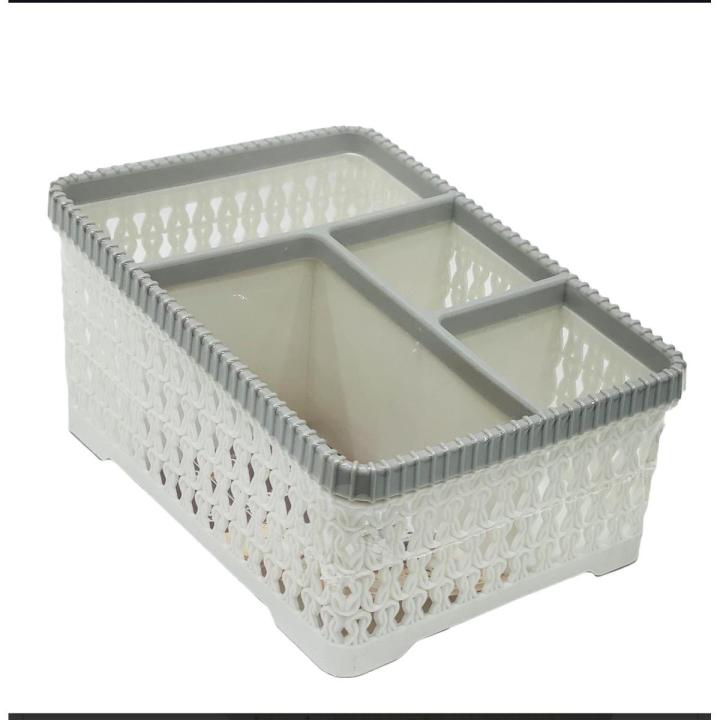 4 Grids Desktop Storage Box Case