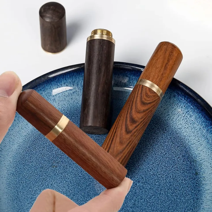 1 Pcs Sewing Needles Storage Box , Wooden Needle Case