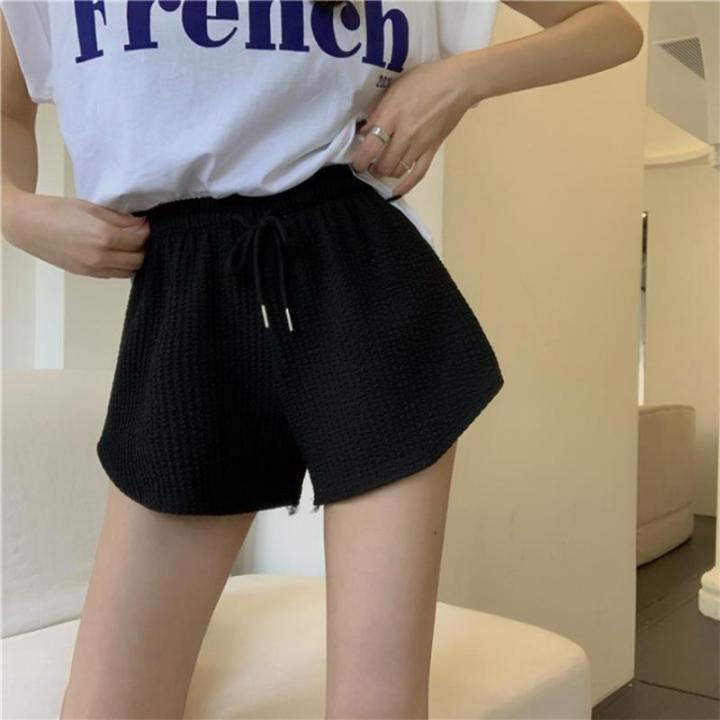 Women%20Gym%20Fitness%20Running%20Shorts%20Women's%20Summer%20Thin%20Style%20Loose%20Casual%20Large%20Size%20Wide%20Leg%20High%20Waist%20A-word%20Sports%20Hot%20Pants%20-%20Image%203