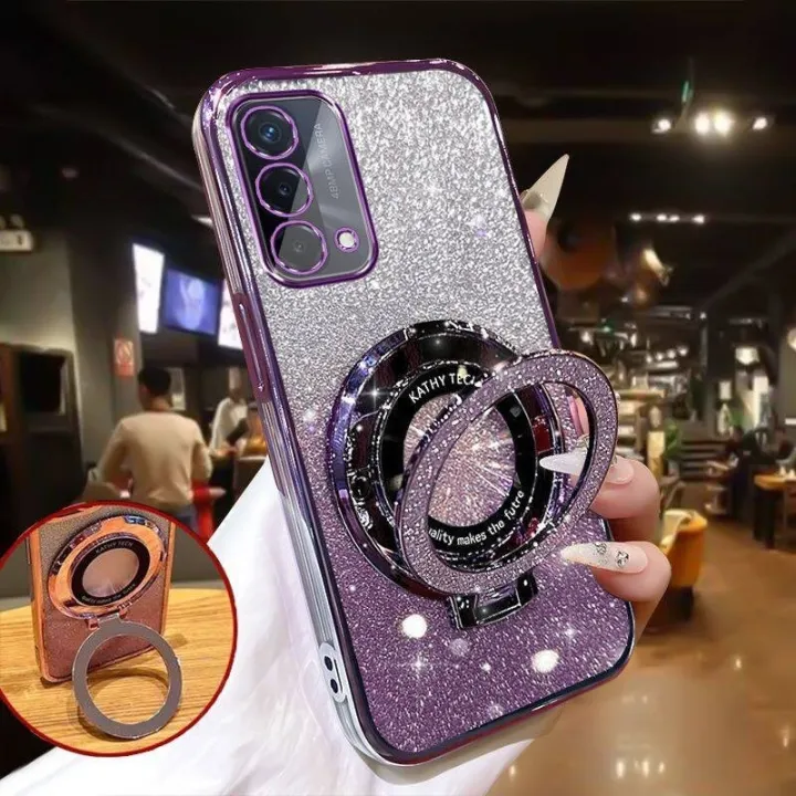 Phone%20case%20For%20Realme%20GT%20Master%20Edition%20Back%20cover%20with%20Stand%20Holder%20Luxury%20Shiny%20Gradient%20Plating%20Glitter%20Girls%20Slim%20Phone%20Case%20Clear%20Soft%20Silicone%20Protective%20Cases%20Pouch%20Women%20-%20Image%202