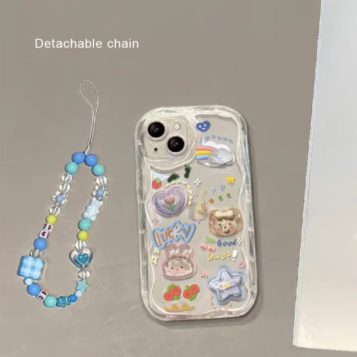 Korean%203D%20Rabbit%20Phone%20Chain%20Lanyard%20Clear%20Soft%20Case%20For%20Iphone%206%206S%207%208%20Plus%20X%20XS%20Max%20XR%2011%2015%20Pro%20Max%2012%2013%20Mini%20Cartoon%20Phone%20Case%20Shockproof%20TPU%20Silicone%20Back%20Cover%20-%20Image%206