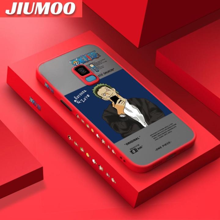 JIUMOO For Samsung S9 Case With Fashion Roronoa Zoro Side Edge