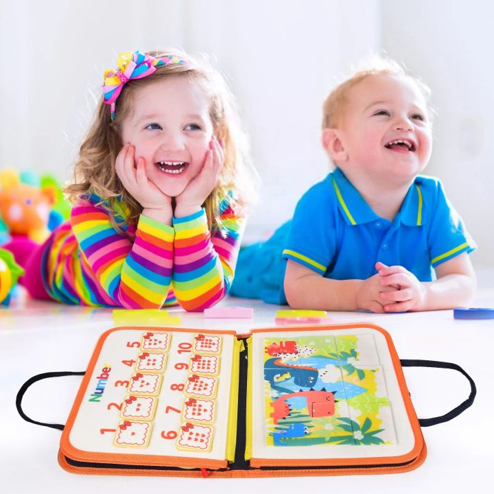 TUNJILOOL%20Montessori%20Parish%20Toys%20Busy%20Board%20Early%20Educational%20Toy%20For%20Toddler%20Baby%20Felt%20Cloth%20Story%20Book%203D%20Shape%20Color%20Match%20-%20Image%206