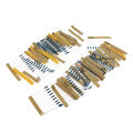 300PCS 1/4W 1% Carbon Film Resistors Kit 10 to 1M Ohm 30 Values Metal Resistors with Individually Labeled. 