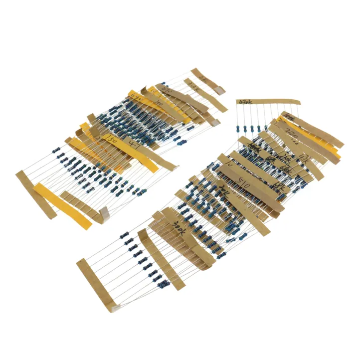300PCS%201/4W%201%25%20Carbon%20Film%20Resistors%20Kit%2010%20to%201M%20Ohm%2030%20Values%20Metal%20Resistors%20with%20Individually%20Labeled%20-%20Image%206