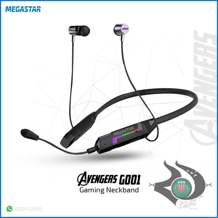 MEGASTAR AVENGERS SERIES Gaming Neckband G001