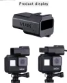 VIJIM GP-3 Microphone Mount for GoPro Hero 7, 6, 5 and Housing for Mic Adapter, Works GoPro Case with Universal Cold Shoe Adapter. 
