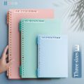 4Pcs New PP Loose-leaf Book Cover Colorful A4 A5 B5 DIY Loose Leaf Notebook Binder Spiral Ring Transparent Office School Supplies. 