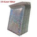 25/50Pcs/lot Laser Bags Self Seal Shipping Bag Holographic Mailing Envelope Bubble Padded Jewelry and Cosmetics Storage Bags.