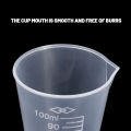 1/5pcs 50/100ML Transparent Graduated Measuring Cup Plastic Triangular Measuring Cup Paint Mixing Cup Kitchen Tool.