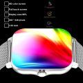 Gray Silver Color Smart Watch Women Men Smartwatch Sport Full Touch Screen Smartclock For Android IOS Sport Fitness Tracker.