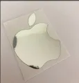 For Apple logo decal, Iphone logo sticker, Glitter Apple decal, Foil Apple Sticker, Rose Gold Apple logo Decal, Iphone logo decal. 