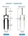 XCM SR Suntour 100mm Fork With SF13-XCM-DS- MLO- Lock Oil Suspension Fork  26" 100 mm Bicycle Accessories Black. 