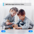 TP-Link Tapo C210 3MP PAN-TILT Home Security Wi-Fi IP Camera IR LED-UP to 30FT with 360º horizontal range. 