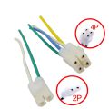 Motorcycle Ignition Coil CDI Electric Cable Wire Harness Plug Head for GY6 50cc 125cc 150 ZJ125 Scooter ATV Moped Parts.