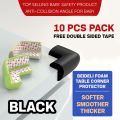 Beideli NBR Foam Table Protector Anti-Collision Baby Safety Furniture Corner Protection Edge & Corner Guards - 10 Pcs Pack.