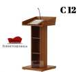 FurnitureShala Heavy-Duty Lecture Stand with Built-n Reading for Office, Church & School(4ft/1.5ft/1ft).