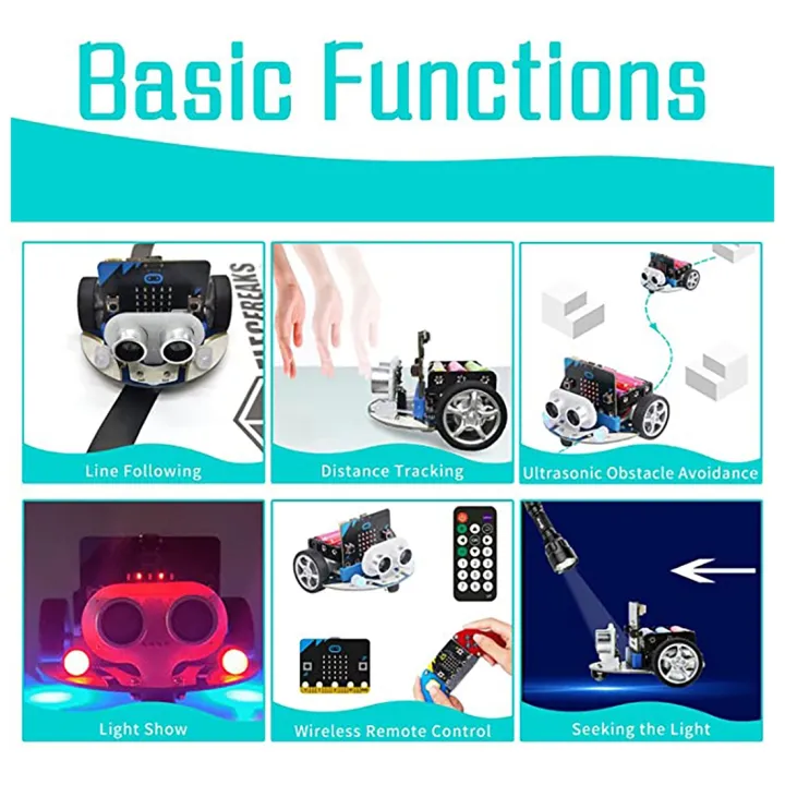 V1.5%20Development%20Board%20Smart%20Car%20Kit/Qtruck/Python%20Education%20BBC%20Microbit%20Programmable%20Robot%20for%20DIY%20-%20Image%204