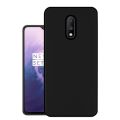 OnePlus 7 Silicone Matte Flexible Soft Phone Case - Black - Phone Back Cover.