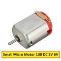2Pcs- 130 MOTOR Small Micro Motor 130 DC 3V 6V For Toy Car Boat Electric Motor Remote Control Car Mini Fans. 