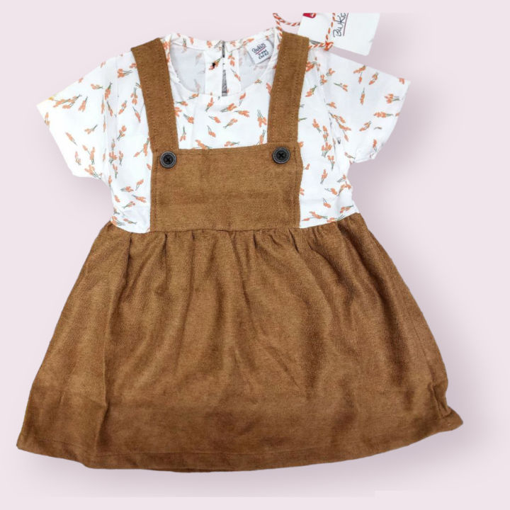 Girls summer friendly Formal tops frock for 3 months to 3 years