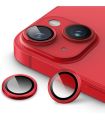 For Apple iPhone 13 Red mini WSKEN Metal Anti Scratch Camera Lens Screen Protector.