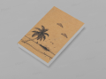 Papertree Vintage A5 Notebook Sketchbook Drawing Sketchpad River and Tree. 
