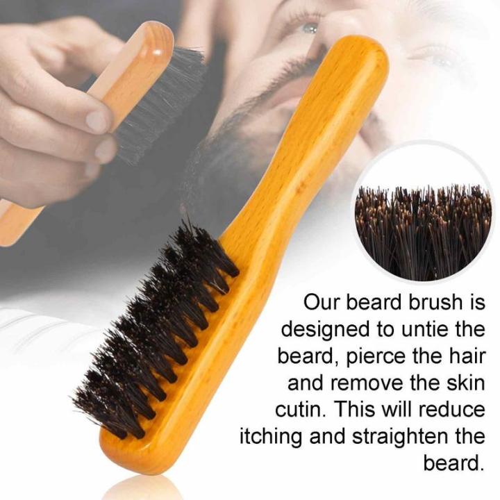 Boar%20Bristle%20Beard%20Brush%20Anti%20Static%20Styling%20Comb%20With%20Wood%20Handle%20Men%20Hairdressing%20Face%20Hair%20Shaving%20Mustache%20Grooming%20Kit%20Tool%20-%20Image%204