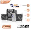 Kisonli U2500BT USB Bluetooth 2.1 Speaker with FM TF AUX Remote Control Black 5W. 