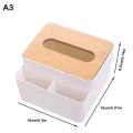 Tissue Box Simple Wooden Cover Desktop Home Tissue Box Paper Storage Drawer Box Home Car Remote Control Storage Boxes Bayline.
