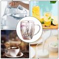 350ml Double Wall Glass Cup Heat Resistant Glass Cup Coffee Mug with Handle durable Glass Coffee Cups for Hot Beverages Tea. 