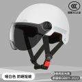 New national standard 3C certified electric vehicle helmet, motorcycle helmet, half helmet, spring and summer universal sunscreen sheet.