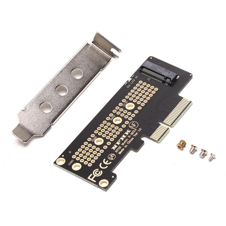 NVMe PCIe M 2 NGFF SSD to adapter card PCI express x 4 to M.2 card with bracket