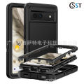 Applicable Google pixel 8 Phone Case Case with Three Protection Functions Google 8 pro Mobile Phone Protection PC+tpe Double Layer. 