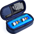 Insulin Cooler Travel Case, Keep Vial Cool, Longer Cooling Effect, Portable Bafor blue.