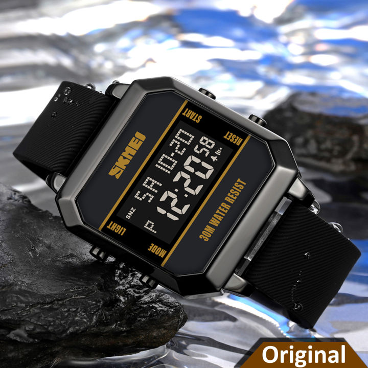 SKMEI 1848 Digital 2 Time Silicon Sports Watch for Men