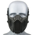 REikirc Tactical Half Face Airsoft Mask Adjustable CS Cosplay Halloween Military Masks.