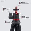 New gopro action camera Octopus desktop mobile phone tripod outdoor live broadcast silicone mobile phone holder-Black.