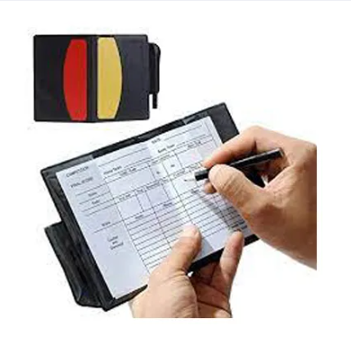 Football%20Red%20And%20Yellow%20Cards%20Record%20Red%20Card%20Yellow%20Card%20Referee%20Tool%20Equipment%20With%20Leather%20Case%20And%20Ballpoint%20Pen%20-%20Image%204