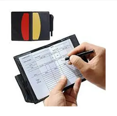 Football%20Red%20And%20Yellow%20Cards%20Record%20Red%20Card%20Yellow%20Card%20Referee%20Tool%20Equipment%20With%20Leather%20Case%20And%20Ballpoint%20Pen%20-%20Image%204